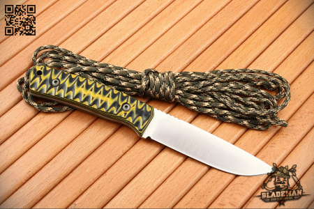 Нож OWL Barn F, Sleipner, G10 Black-Yellow, Kydex - купить в интернет-магазине Blademan