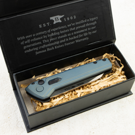 Нож Buck Wharncliffe Deploy Auto, 154CM, Aluminum Blue, 0838BLS-B Нож Buck Wharncliffe Deploy Auto, 154CM, Aluminum Blue, 0838BLS-B