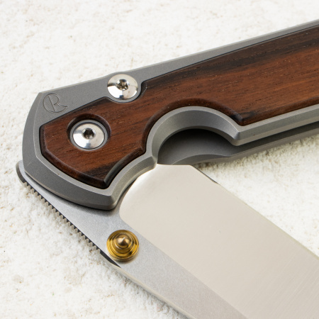 Нож Chris Reeve Large Sebenza 31 Macassar Ebony Inlay, CPM MagnaCut, Titanium/ Macassar Ebony, L31-1140 Нож Chris Reeve Large Sebenza 31 Macassar Ebony Inlay, CPM MagnaCut, Titanium/ Macassar Ebony, L31-1140