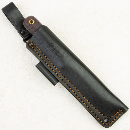 Нож Южный Крест Кефарт, VG10, Конвекс, Микарта Красно-Черная, Насечка