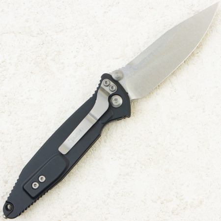 Нож Microtech Socom Elite, Stonewash, M390, Aluminum Black, 160-10 Нож Microtech Socom Elite, Stonewash, M390, Aluminum Black, 160-10