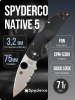 Нож Spyderco Native 5, Combo Edge, CPM S30V, FRN Black, C41PSBK5 Нож Spyderco Native 5, Combo Edge, CPM S30V, FRN Black, C41PSBK5