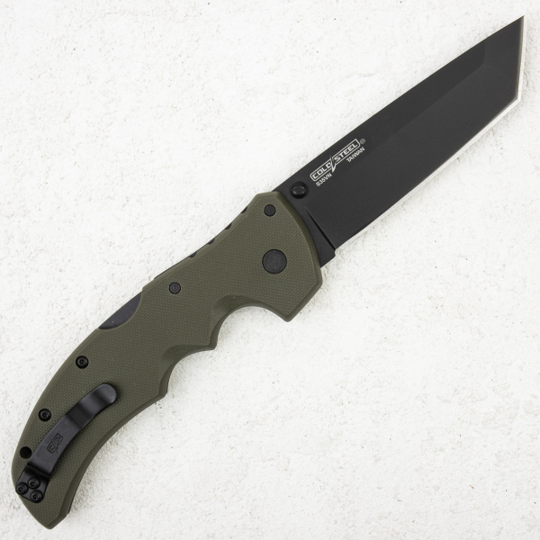 Cold Steel Recon 1 Tanto, 27BT-ODBK, S35VN, G10 OD Green, CS27BT-ODBK