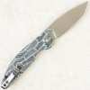 Нож QSP Turtle Punk, Stonewashed 14C28N, G10 Black/White, QS158-B1 Нож QSP Turtle Punk, Stonewashed 14C28N, G10 Black/White, QS158-B1