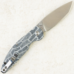 Нож QSP Turtle Punk, Stonewashed 14C28N, G10 Black/White, QS158-B1 Нож QSP Turtle Punk, Stonewashed 14C28N, G10 Black/White, QS158-B1