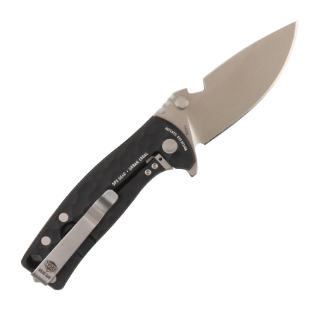 Нож DPX Gear HEST/F Urban Ergan, M390, Aluminum Black Handle, DPHSF072
