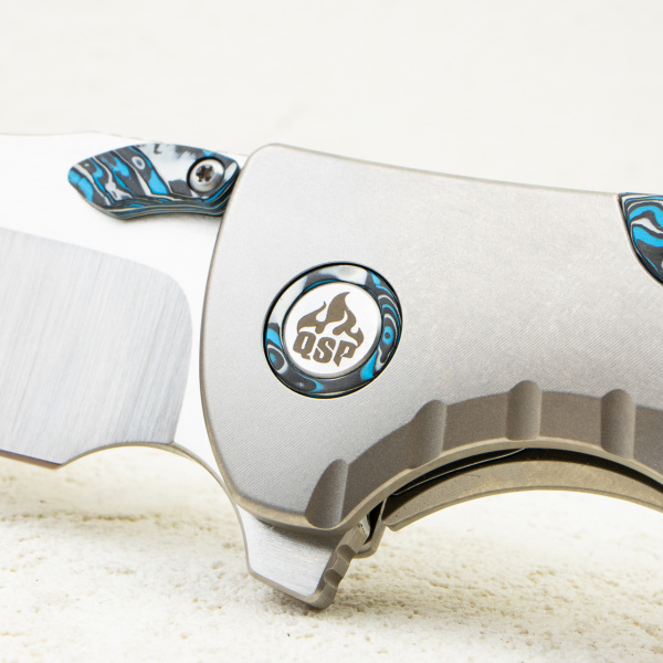 Нож QSP Capybara, M390, Carbon Fiber / Titanium Handle, QS152-A1