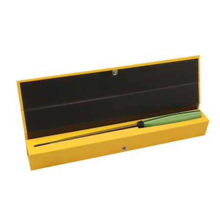 Нож мини шеф OWL CH160 F, N690 Cryo, G10 Green Handle