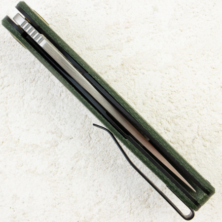 Нож Petrified Fish Simum, Satin, K110, Micarta Green Handle, PFP06GRMS Нож Petrified Fish Simum, Satin, K110, Micarta Green Handle, PFP06GRMS