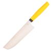 Нож Накири OWL NA160 F, N690 Cryo, G10 Yellow Handle