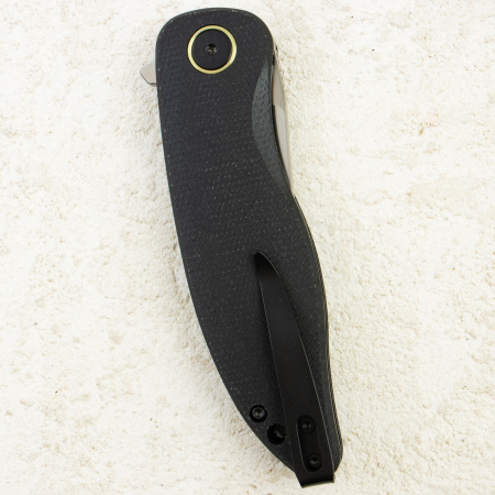 Нож Petrified Fish Simum, Satin, K110, Micarta Black Handle, PFP06DMS Нож Petrified Fish Simum, Satin, K110, Micarta Black Handle, PFP06DMS