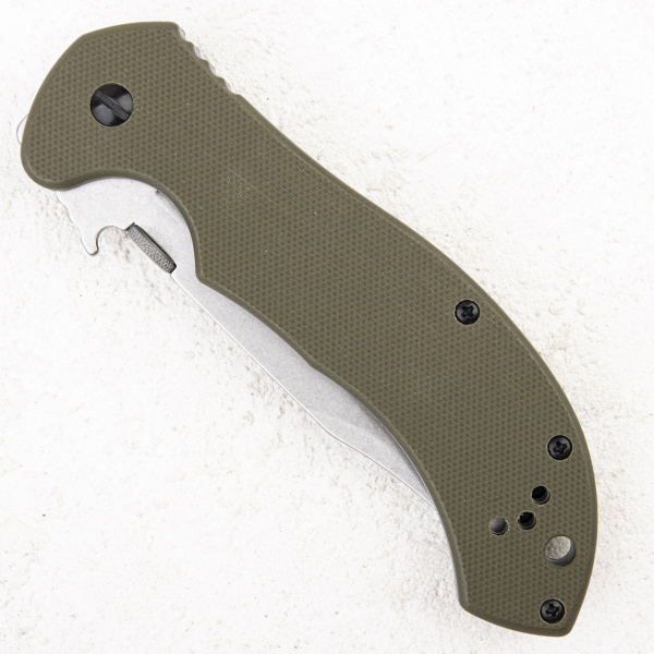 Нож Kershaw Emerson CQC-10K, Bowie Blade, 8Cr14MoV, G10/Stainless Steel Green, 6030