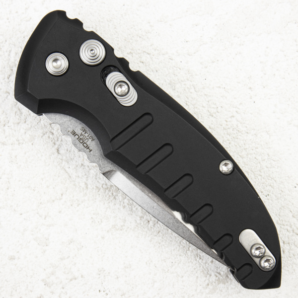 Нож Hogue A01 MicroSwitch Auto, CPM 154 SW, Aluminum Black