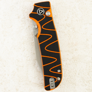 Нож QSP Kali, Stonewashed 14C28N, G10 Black/Orange, QS159-D1 Нож QSP Kali, Stonewashed 14C28N, G10 Black/Orange, QS159-D1