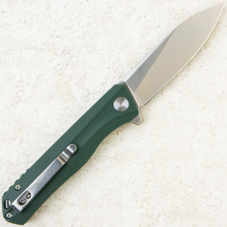 Нож Petrified Fish Forward, D2, Satin, G10 Green Handle, PF818GRS Нож Petrified Fish Forward, D2, Satin, G10 Green Handle, PF818GRS