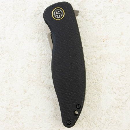 Нож Petrified Fish Simum, Satin, K110, Micarta Black Handle, PFP06DMS Нож Petrified Fish Simum, Satin, K110, Micarta Black Handle, PFP06DMS