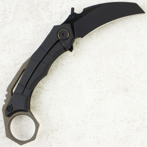 Нож WE Knife Tayra, M390, Titanium Black Handle, WE24069-1 Нож WE Knife Tayra, M390, Titanium Black Handle, WE24069-1