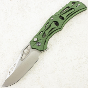 Нож CIVIVI Biophase, Satin, Nitro-V, Aluminum Green Handle, C23083-1