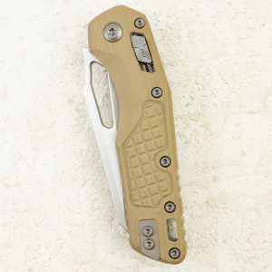 Нож Microtech MSI, Stonewash, M390, G10 Frag Tan, 210-10 Нож Microtech MSI, Stonewash, M390, G10 Frag Tan, 210-10