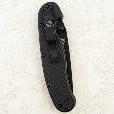 Нож Ontario RAT-2, Black D2, Nylon Black Handle, 8830