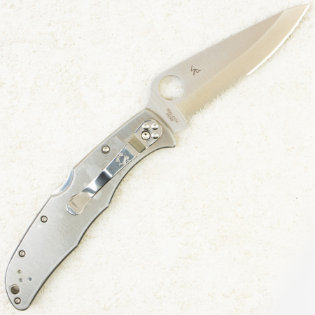 Нож Spyderco Endura 4, Serrated, VG-10, Stainless Steel, C10PS Нож Spyderco Endura 4, Serrated, VG-10, Stainless Steel, C10PS