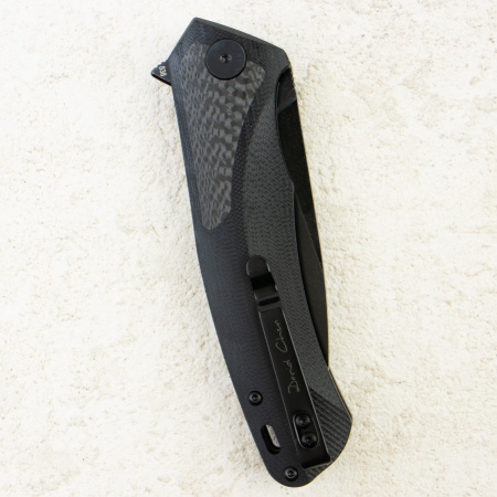 Нож Petrified Fish Pub, D2, Stonewashed, Carbon Fiber/G10 Black Handle, PF838CDW Нож Petrified Fish Pub, D2, Stonewashed, Carbon Fiber/G10 Black Handle, PF838CDW