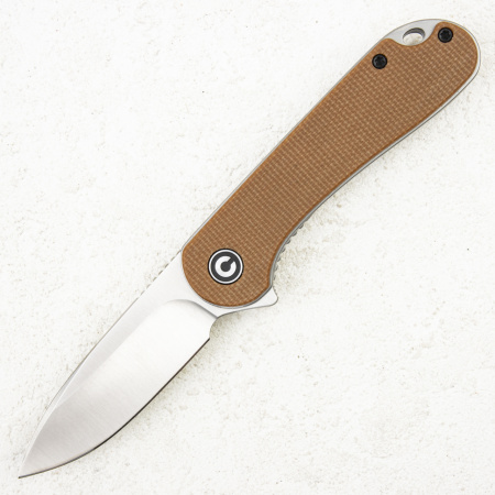 Нож CIVIVI Elementum, D2, Micarta Brown