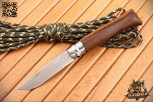 Нож Opinel №8, Нержавеющая сталь, Орех, Коробка - складной туристические ножи из стали