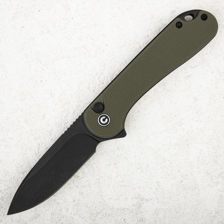 Нож CIVIVI Elementum 2 Button Lock, Nitro-V Black, G10 OD Green