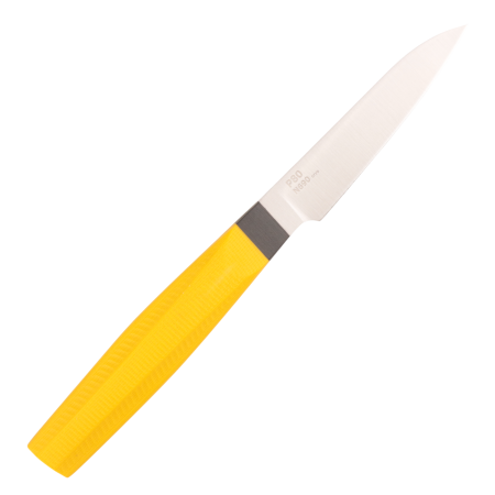 Нож овощной OWL P80 F, N690 Cryo, G10 Yellow Handle