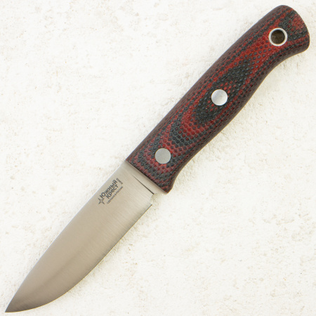 Нож Южный Крест ЯГД, Elmax, Convex, Micarta Black/Red, Насечка
