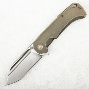 Нож QSP Rhino, M390, Titanium Bronze - складной туристические ножи из стали Нож QSP Rhino, M390, Titanium Bronze - складной туристические ножи из стали