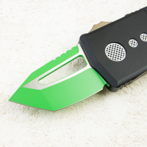 Нож Microtech Exocet, Green Standart, CTS-204P, Aluminum Black, 158-1 JM Нож Microtech Exocet, Green Standart, CTS-204P, Aluminum Black, 158-1 JM
