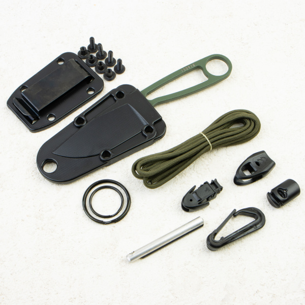 Нож ESEE Izula with Kit, 1095 Carbon, OD Green