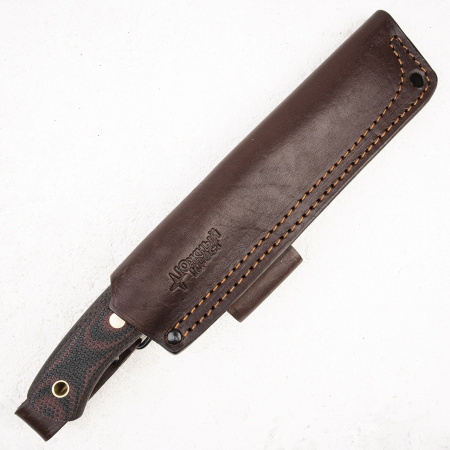 Нож Южный Крест Барибал, CPR, Конвекс, Микарта Красно-Черная, Насечка - купить в интернет-магазине Blademan