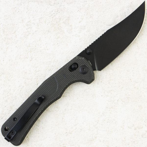 Нож Sencut Slybolt, Black, 9Cr18MoV, Micarta Dark Green Handle, S25001A-1