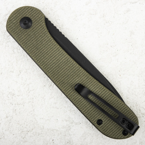 Нож CIVIVI Elementum Button Lock, 14C28N Black, Micarta Olive, C2103B Нож CIVIVI Elementum Button Lock, 14C28N Black, Micarta Olive, C2103B