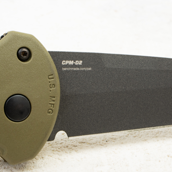 Нож Benchmade Claymore Tanto, D2, Grivory Green, 9071BK-1