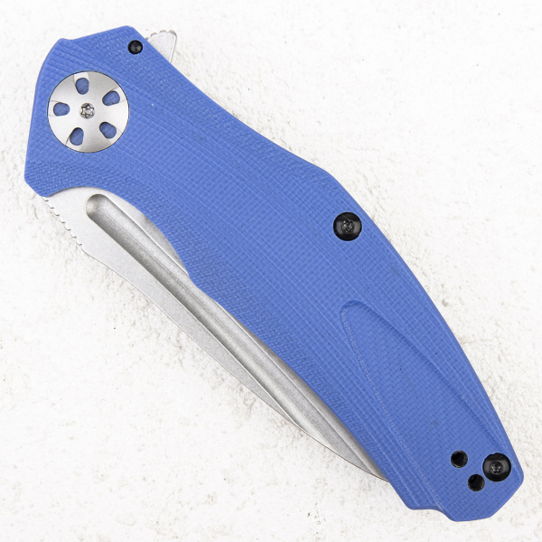 Нож Kershaw Natrix Speedsafe, 8Cr13MoV, Stonewash, G10 Blue, 7007BLU