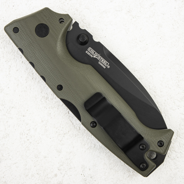 Нож Cold Steel AD-10, 28DD, S35VN Black, G10 Olive - складной туристические ножи из стали