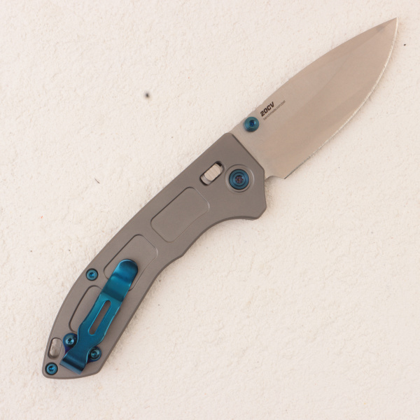 Нож Benchmade Mini Narrows, 20CV, Gray Titanium Handle, 743