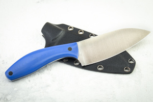 Нож Apus Knives Полевая кухня, N690, G10 Blue, Kydex Black Нож Apus Knives Полевая кухня, N690, G10 Blue, Kydex Black - купить в интернет-магазине Blademan