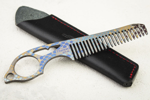 Расческа Для Бороды N.C. Custom 01.02, Titanium BT-6 - купить в интернет-магазине Blademan