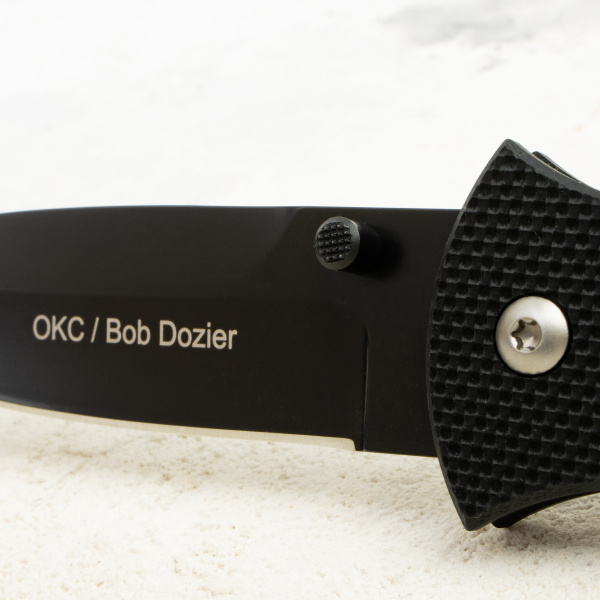 Нож Ontario OKC Dozier Arrow, D2 Black, G10