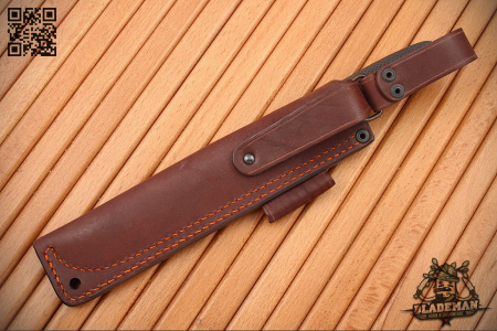 Нож Южный Крест Модель X M, D2, Конвекс, Микарта зелёно-красная, Насечка - купить в интернет-магазине Blademan