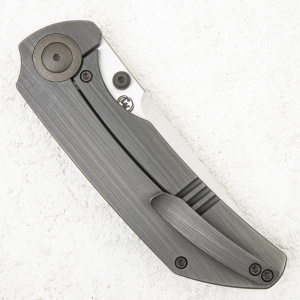Нож WE Knife Thug XL, CPM 20CV, Titanium/Shredded Carbon Fiber - складной туристические ножи из стали Нож WE Knife Thug XL, CPM 20CV, Titanium/Shredded Carbon Fiber - складной туристические ножи из стали
