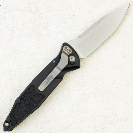 Нож Microtech Socom Elite Auto, Stonewash, M390, Aluminum Black, 160A-10