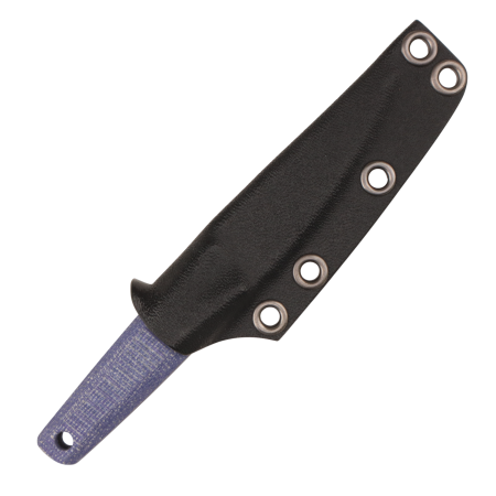 Нож OWL Baby Tyto, N690 Cryo, Micarta Jeans Purple Handle, Kydex