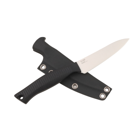 Нож овощной OWL S100 F, N690 Cryo, G10 Black, Kydex