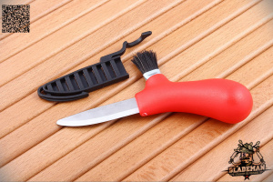 Нож Morakniv Karl-Johan для грибов, Красный - купить в интернет-магазине Blademan